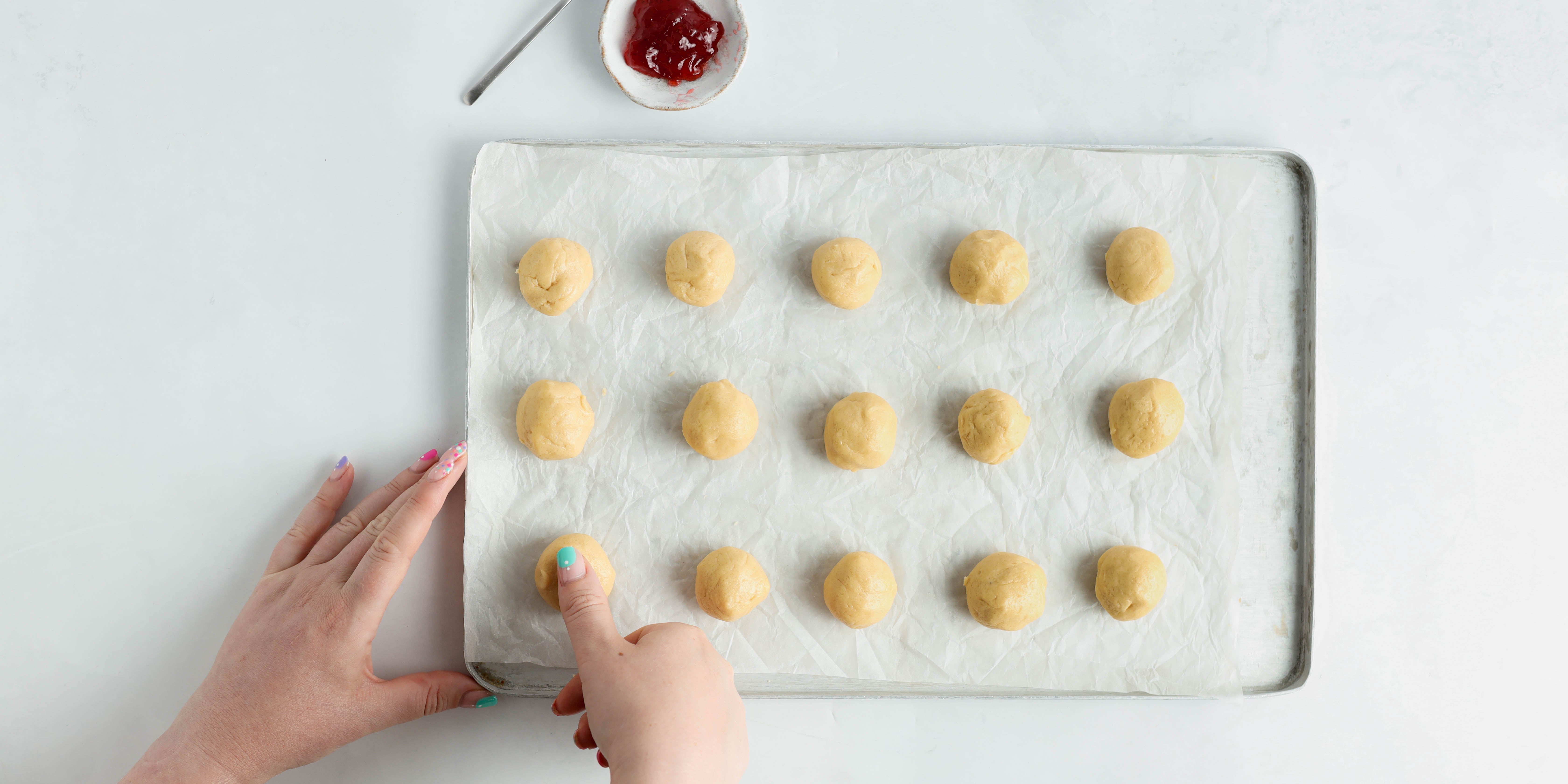 Raspberry Jam Thumbprint Cookies Recipe